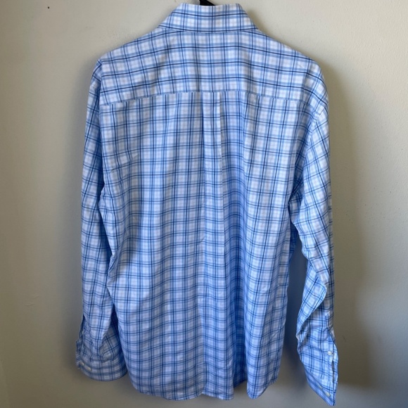Peter Millar Crown Warren Tartan Shirt Button Plaid Long Sleeve Career‎ Pocket - Picture 4 of 8